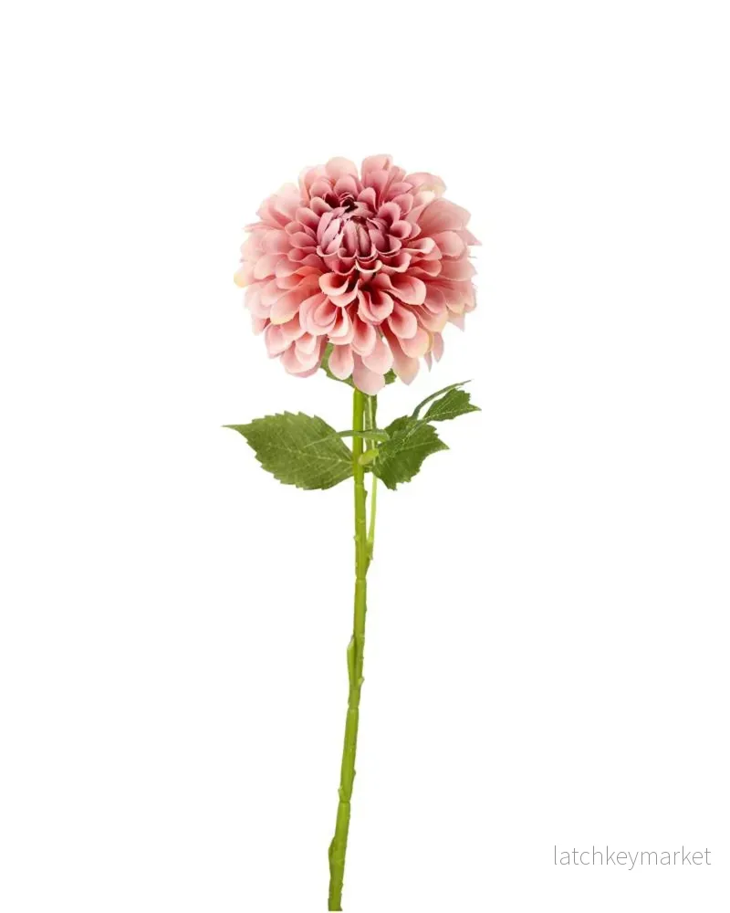 Konstgjord växt Dahlia Dusty Pink 3-pack 50 cm