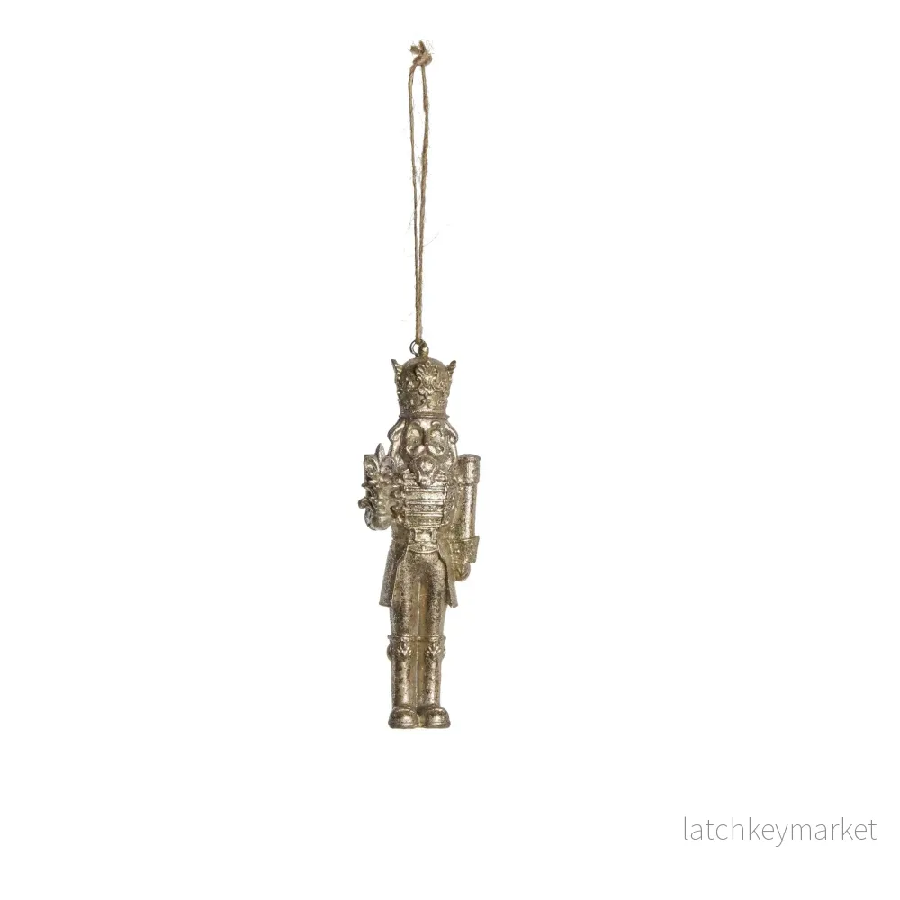 Nuttia ornament H10 cm. ljust guld Nuttia ornament H10 cm. ljust guld