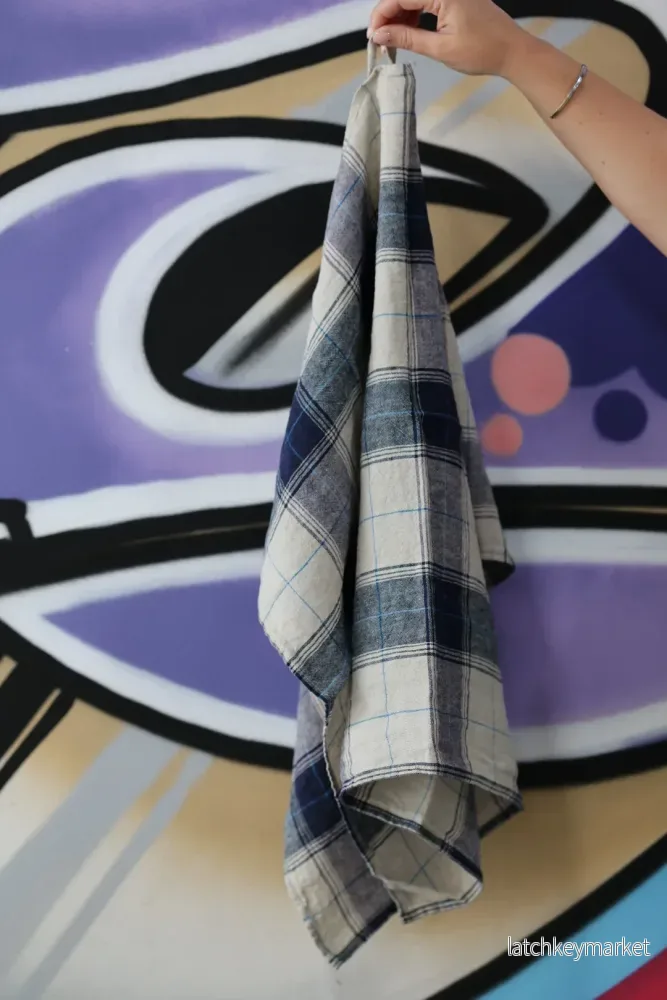 Kitchen Towel French Linen Old School Checks - Bild 2