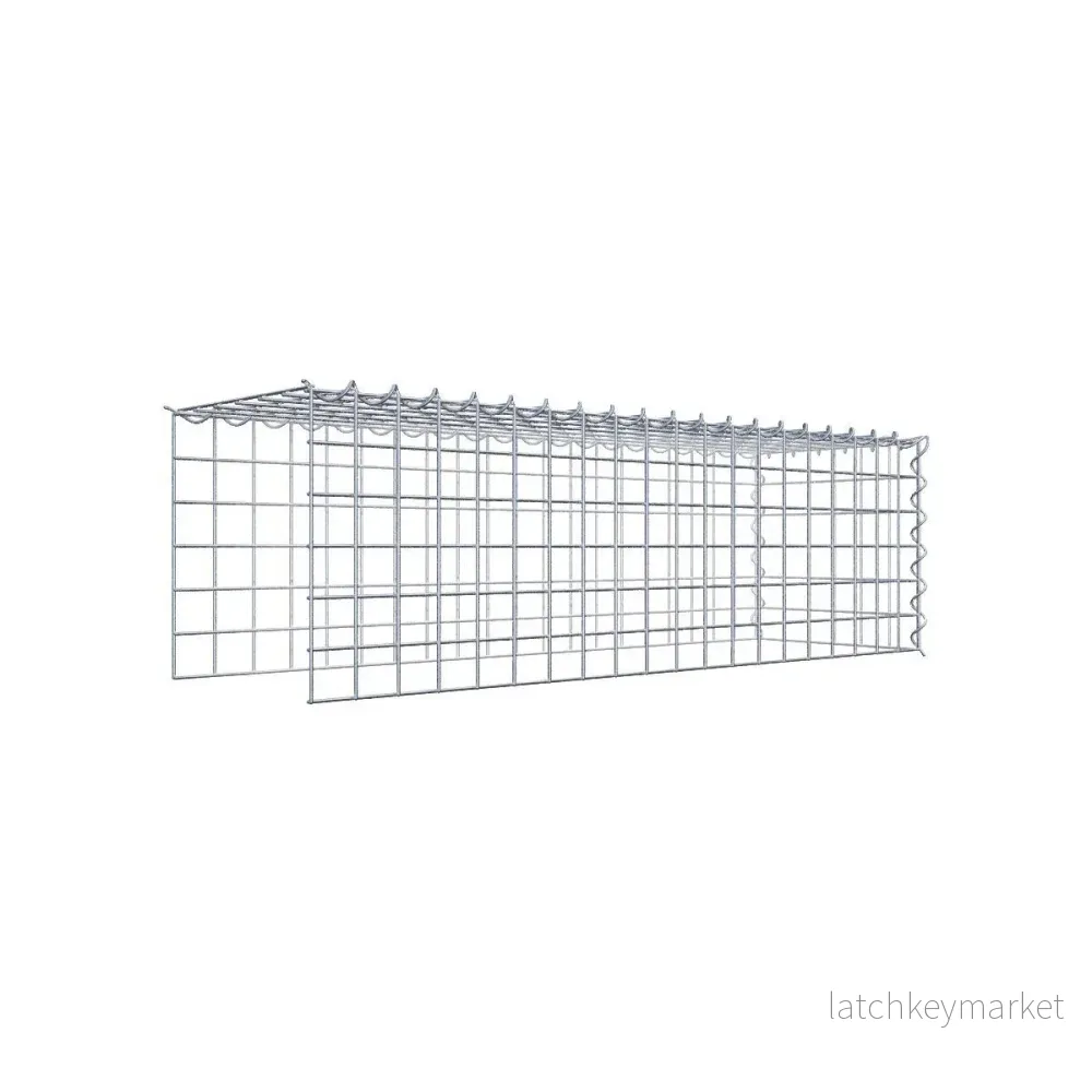 Extra gabion typ 4 100 cm x 30 cm x 30 cm (L x H x D), maskstorlek 5 cm x 5 cm, spiral Extra gabion typ 4 100 cm x 30 cm x 30 cm (L x H x D), maskstorlek 5 cm x 5 cm, spiral