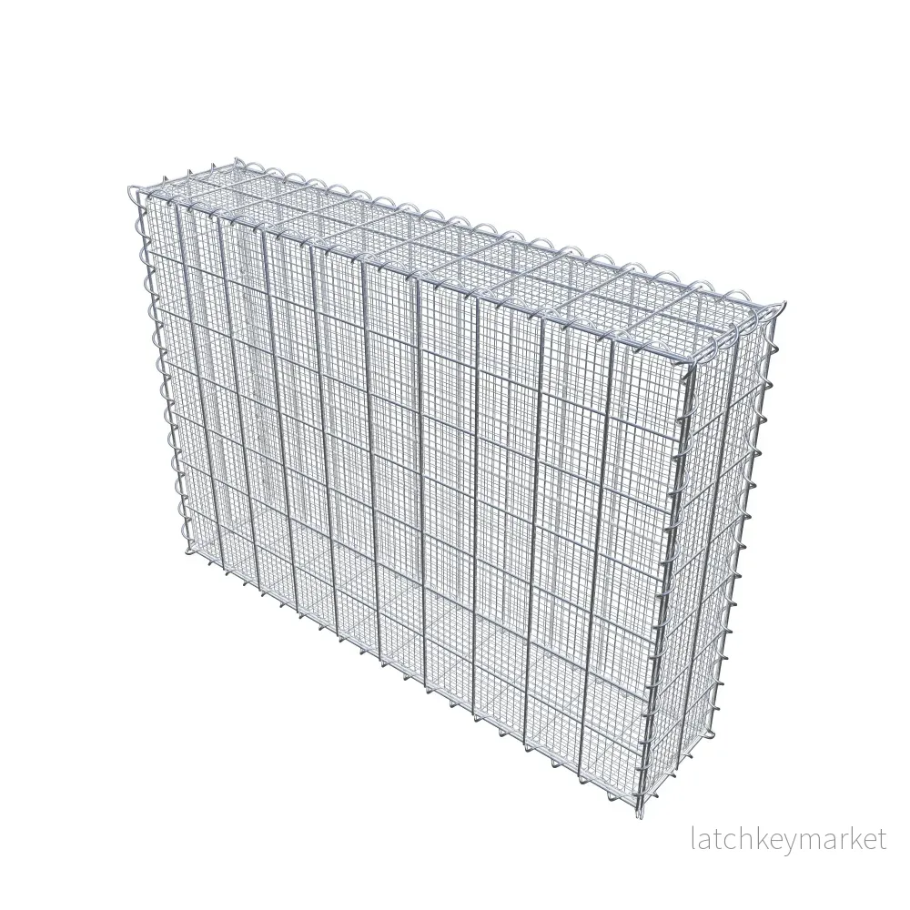 Sandgabion 100 cm x 70 cm x 20 cm (L x H x D), maskstorlek 10 cm x 10 cm, spiral - Bild 2