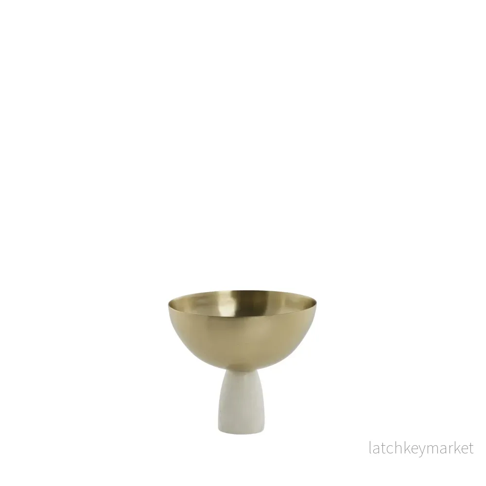 Ellivia skål H11,8 Ø cm. ljust guld Ellivia skål H11,8 Ø cm. ljust guld