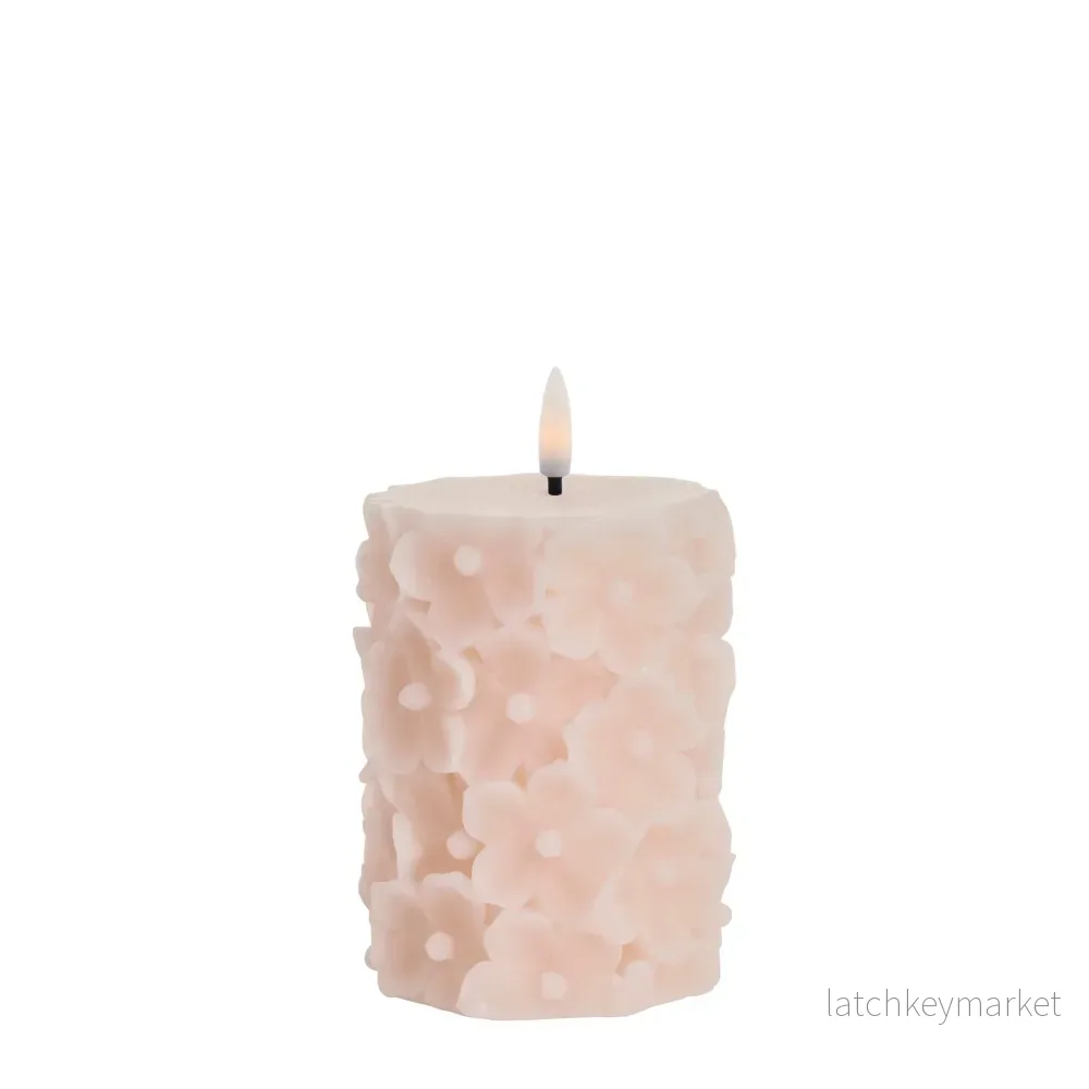 Hysille LED-ljus blomma H10 Rosé