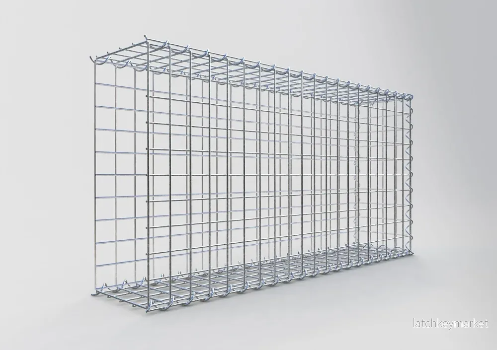 Extra gabion typ 2 100 cm x 50 cm x 20 cm (L x H x D), maskstorlek 5 cm x 5 cm, spiral - Bild 2