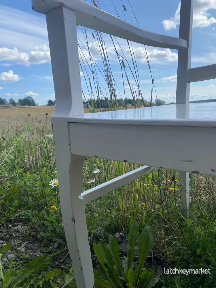 Äldre stor karmstol - Bild 3