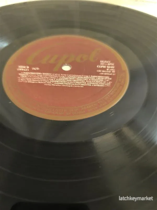 Parisorkestern 1949 – Estrads orkestrar – Jazzkonstnärernas elitorkester (Vinyl, Cupol) - Bild 2