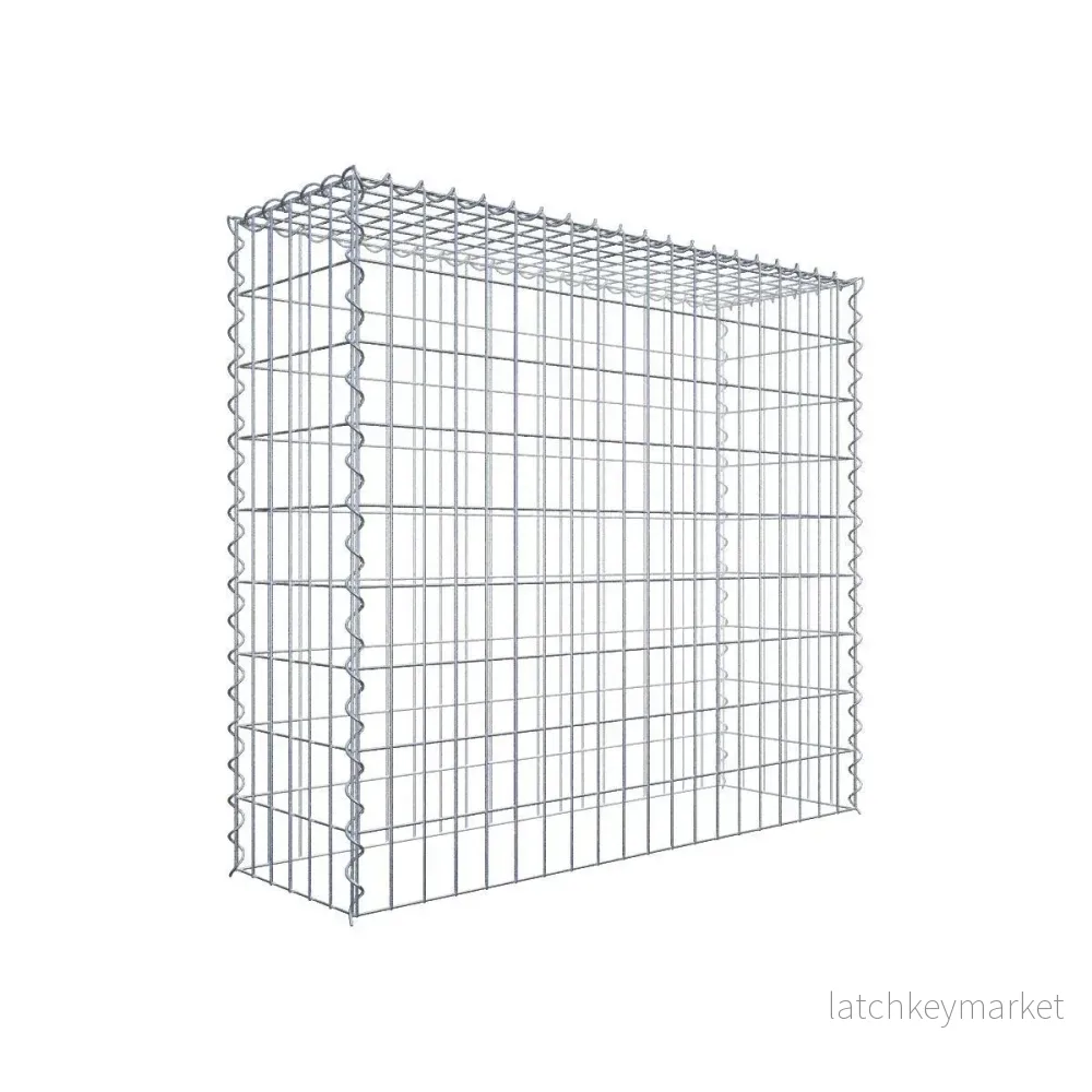 Odlad gabion typ 3 100 cm x 90 cm x 30 cm (L x H x D), maskstorlek 5 cm x 10 cm, spiral