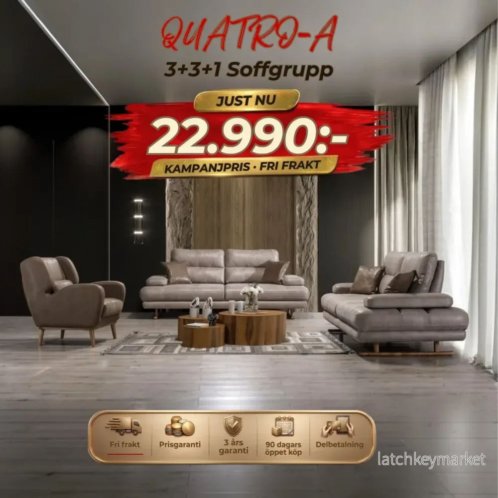 Quatro-A 3+3+1 Soffgrupp Quatro-A 3+3+1 Soffgrupp