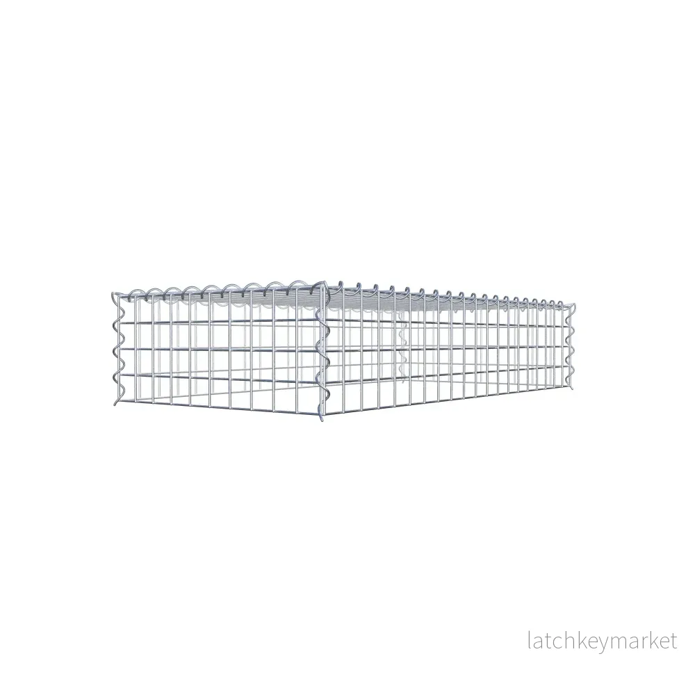 Extra gabion typ 3 100 cm x 20 cm x 50 cm (L x H x D), maskstorlek 5 cm x 5 cm, spiral - Bild 3