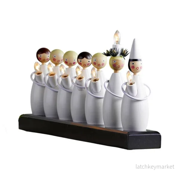 Luciatåg adventsljusstake