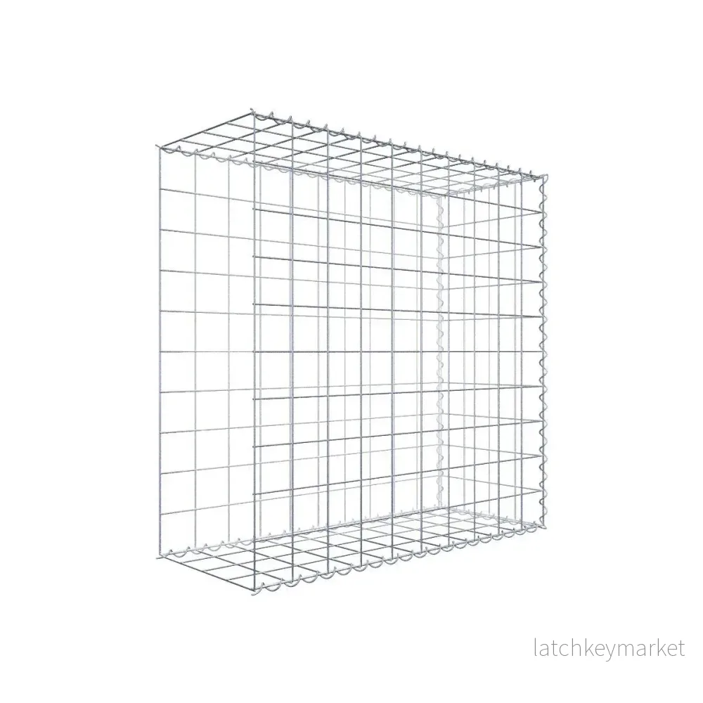 Extra gabion typ 2 100 cm x 100 cm x 40 cm (L x H x D), maskstorlek 10 cm x 10 cm, spiral Extra gabion typ 2 100 cm x 100 cm x 40 cm (L x H x D), maskstorlek 10 cm x 10 cm, spiral