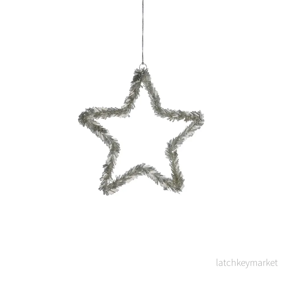 Almine ornament H26 cm. silver Almine ornament H26 cm. silver