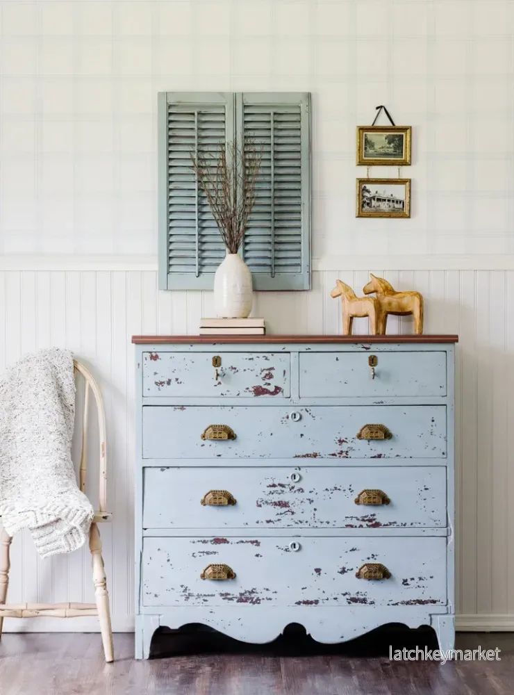 Milk paint Solstice Blue - Homestead House - Bild 2