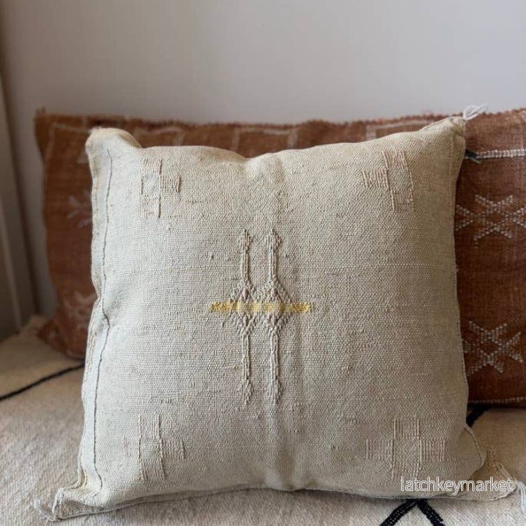 Cactus Silk (kaktusfiber) Sabra kuddfodral – Off white