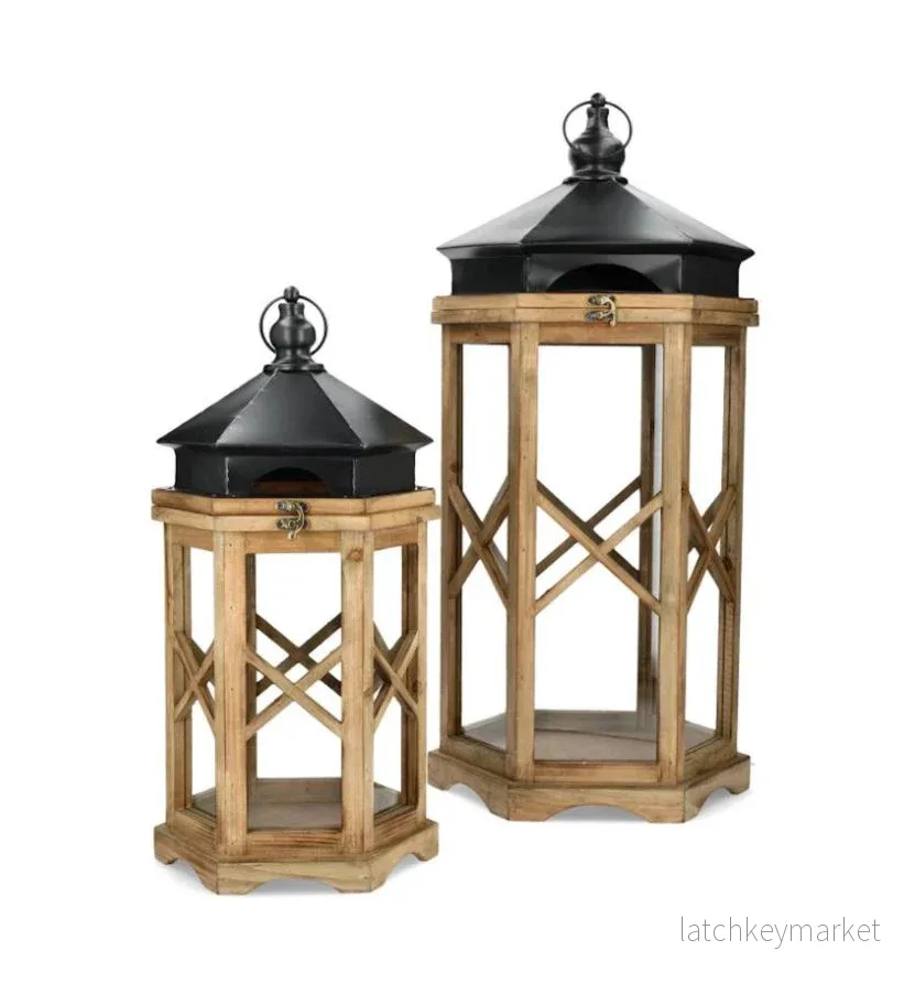 Ljuslytka Tuva 2-pack brun/svart 70 cm Ljuslytka Tuva 2-pack brun/svart 70 cm