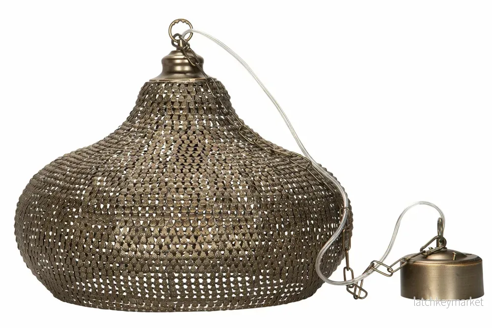Taklampa Alina Antik Mässing 45x40cm HH Taklampa Alina Antik Mässing 45x40cm HH