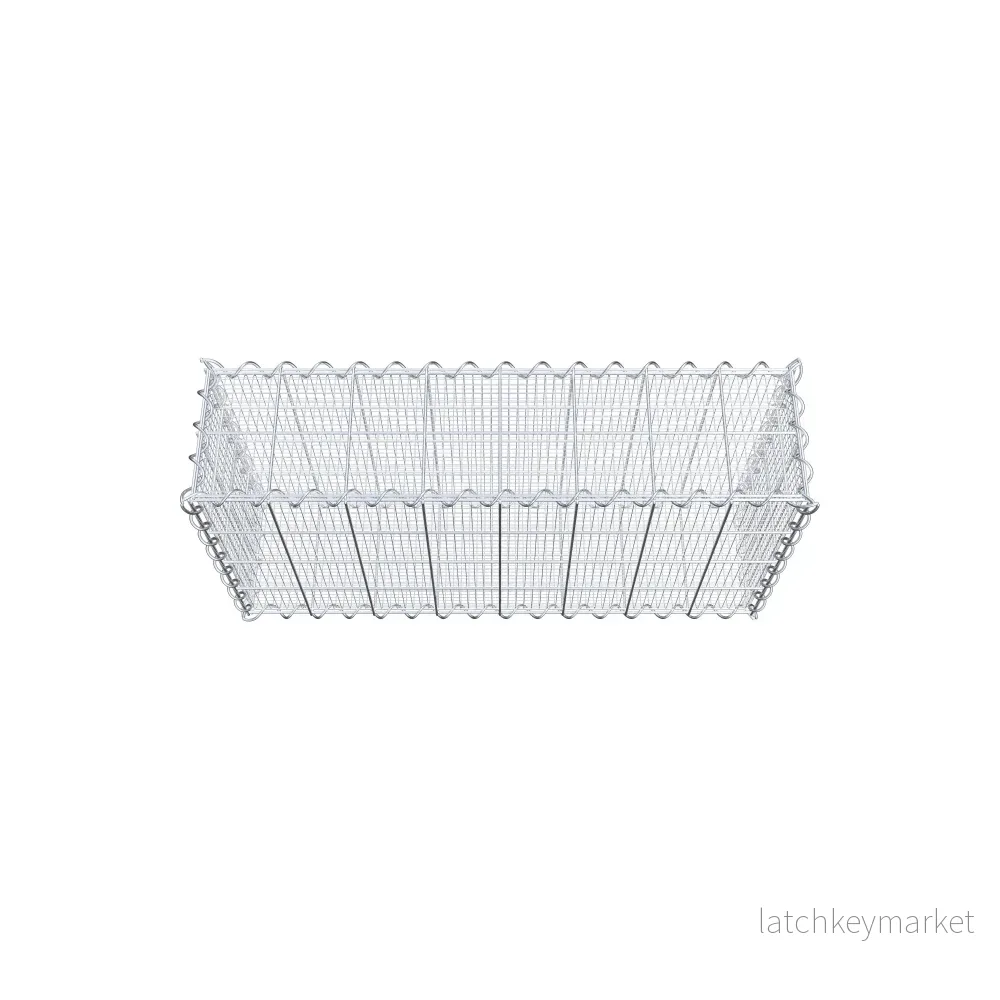 Sandgabion 80 cm x 40 cm x 20 cm (L x H x D), maskstorlek 10 cm x 10 cm, spiral - Bild 3