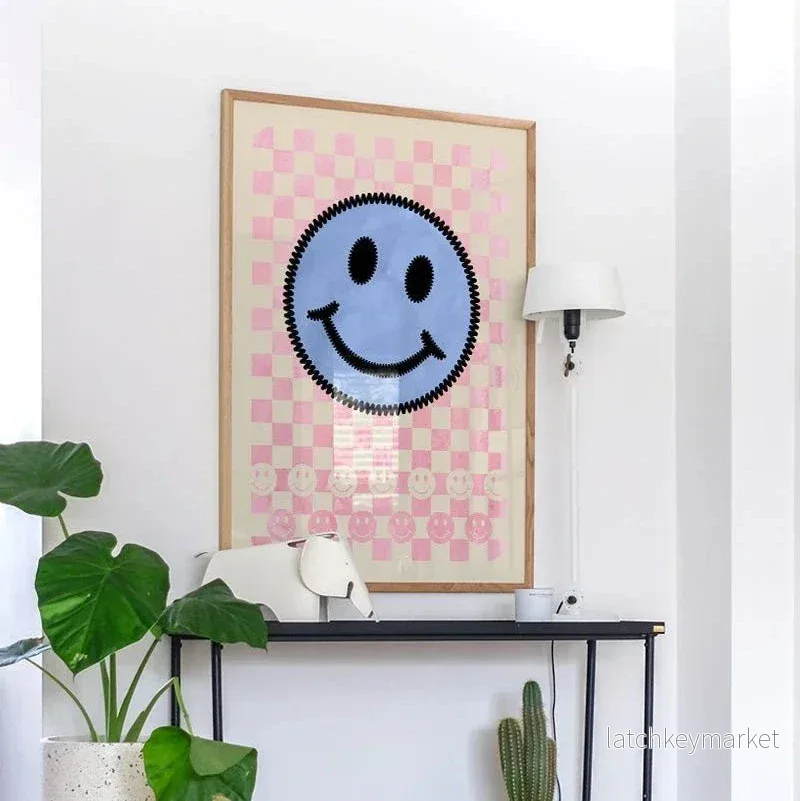 Poster Smiles Pink