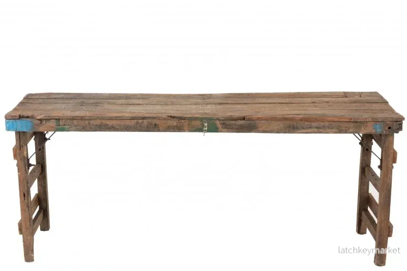 Avlastningsbord konsolbord Grovt Återvunnet trä brunt 152x58x70,5 REA Avlastningsbord konsolbord Grovt Återvunnet trä brunt 152x58x70,5 REA