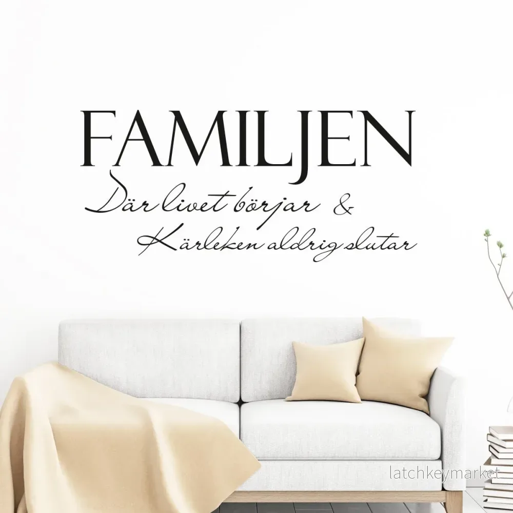 Väggord Familjen