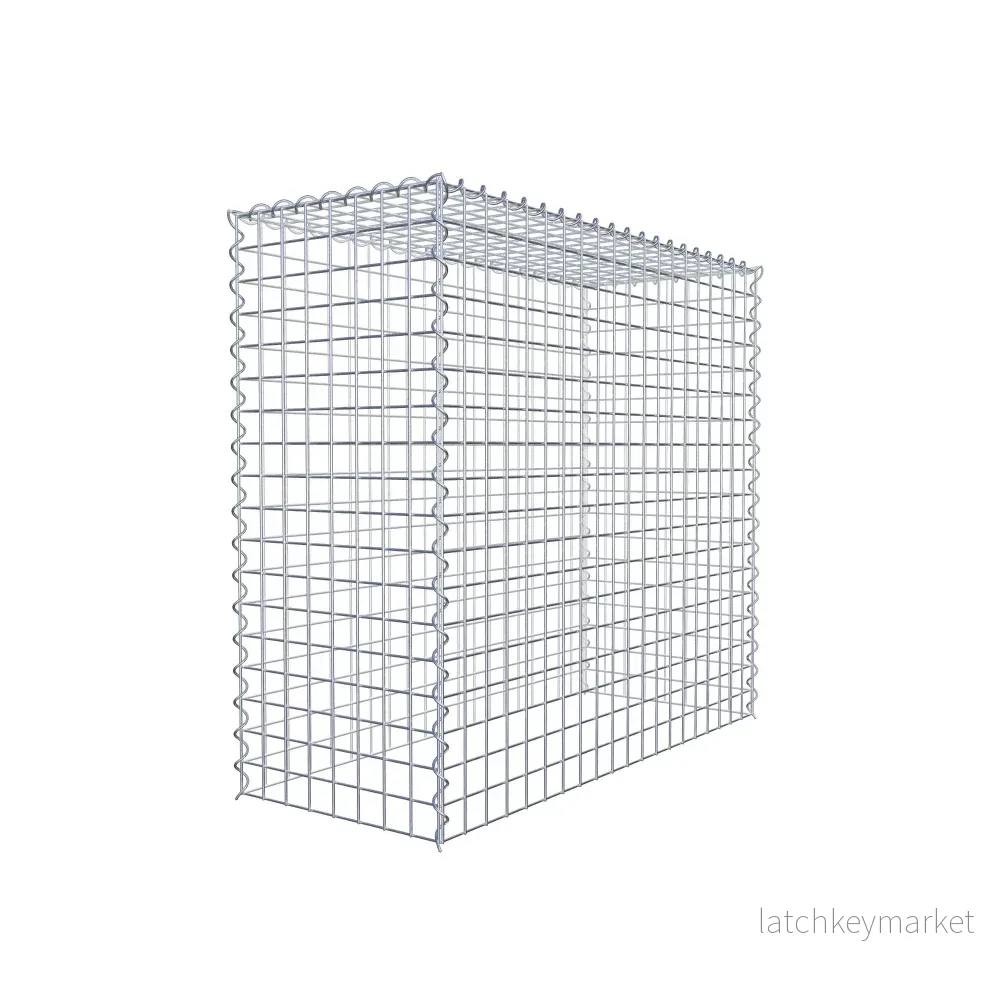Extra gabion typ 3 100 cm x 90 cm x 40 cm (L x H x D), maskstorlek 5 cm x 5 cm, spiral - Bild 3