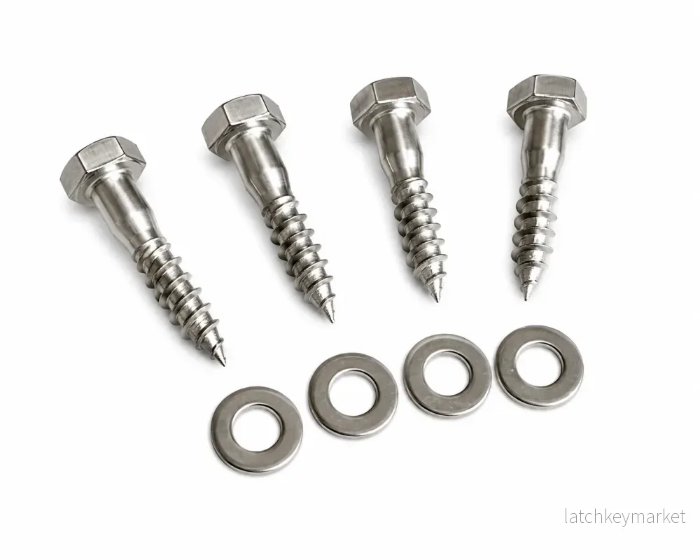 Infästningspaket Fransk träskruv A4 Rostfri | 4-pack Infästningspaket Fransk träskruv A4 Rostfri | 4-pack