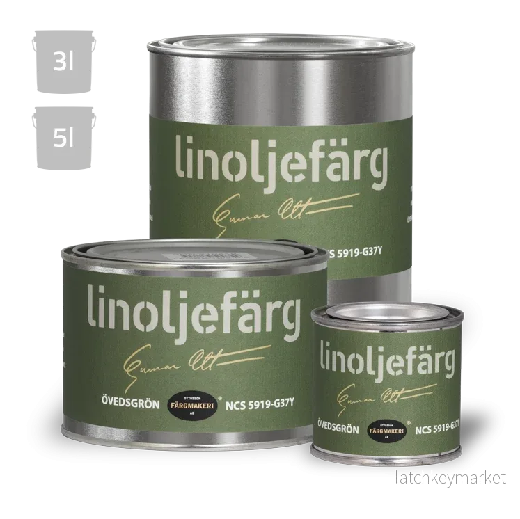 Övedsgrön Linoljefärg Ottossons Övedsgrön Linoljefärg Ottossons