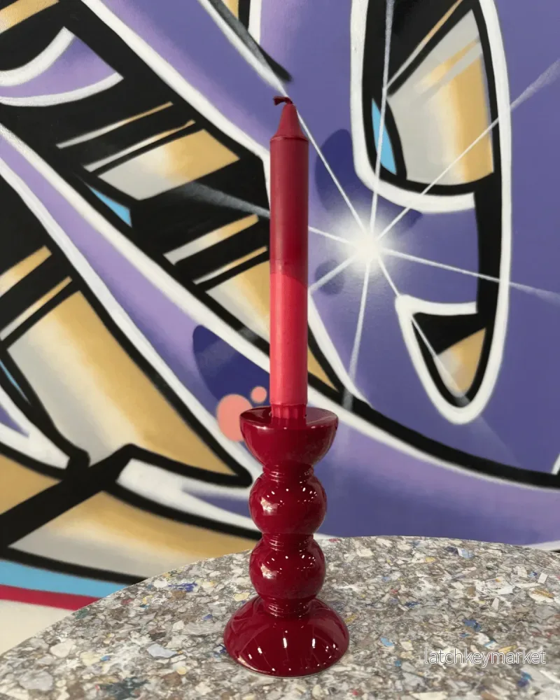 Bobbin Cherry Candle Stick 14 cm - Bild 2