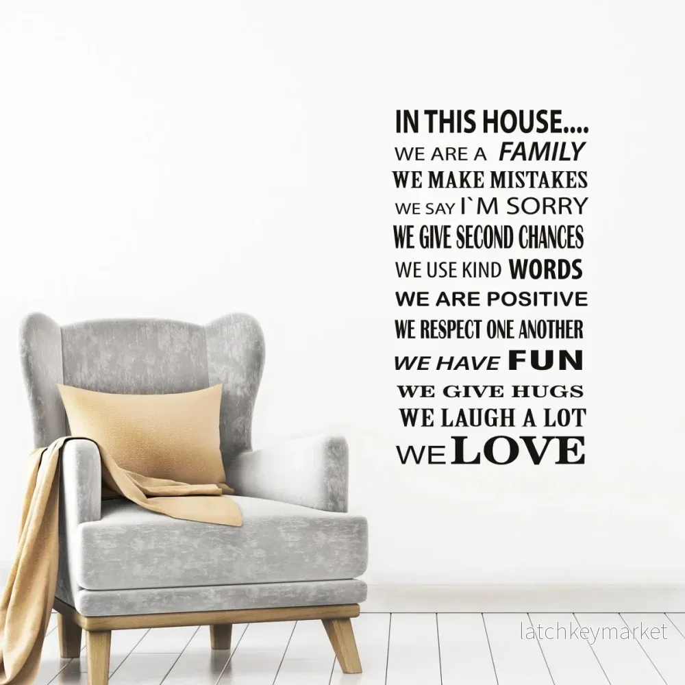 Väggord In this house