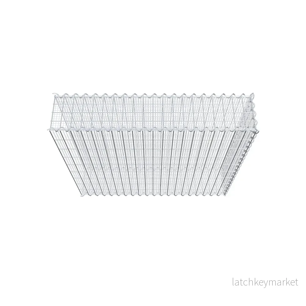 Grusodling gabion typ 2 100 cm x 90 cm x 20 cm (L x H x D), maskstorlek 5 cm x 10 cm, spiral - Bild 3