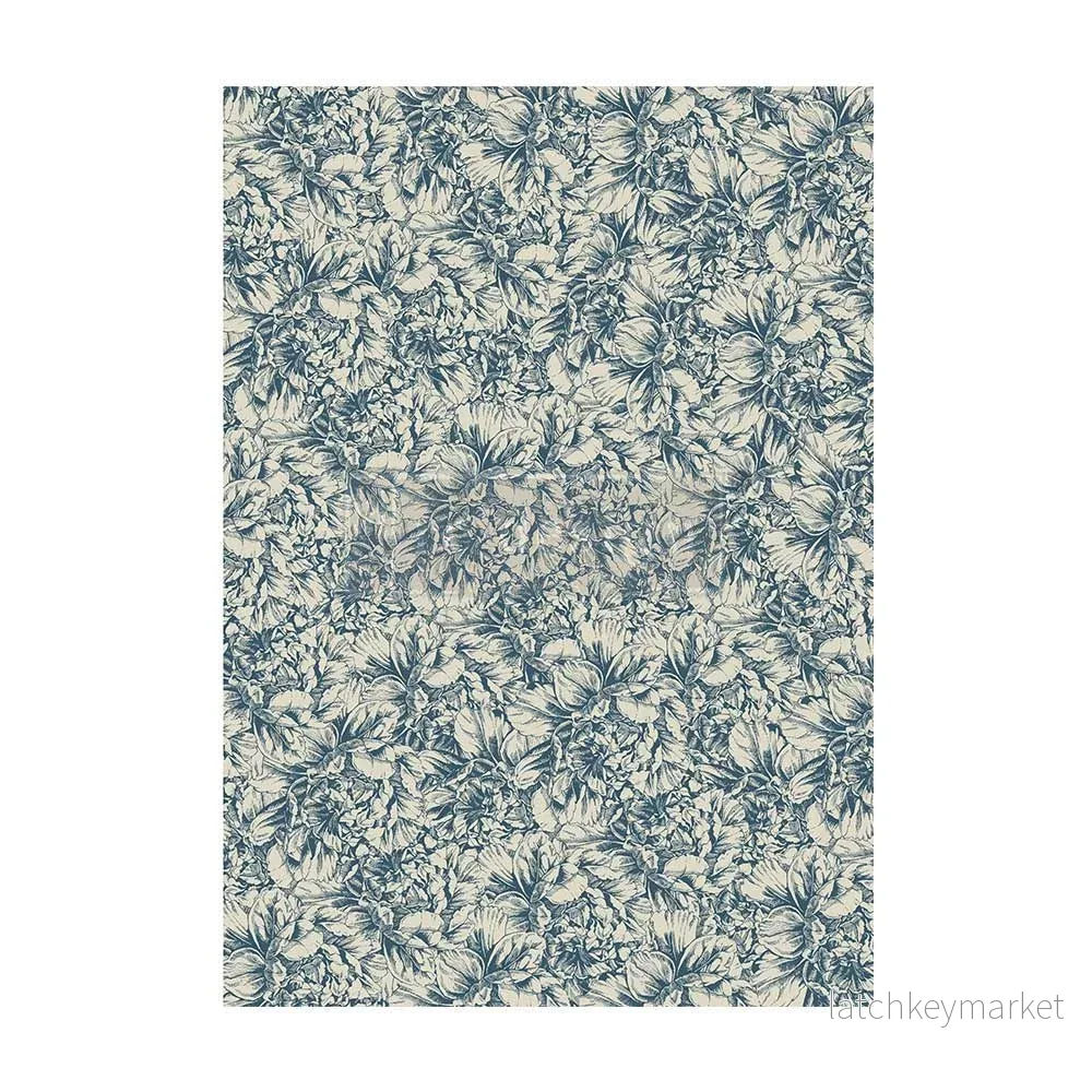 Decoupagepapper tissue paper Blue Wallpaper Decoupagepapper tissue paper Blue Wallpaper