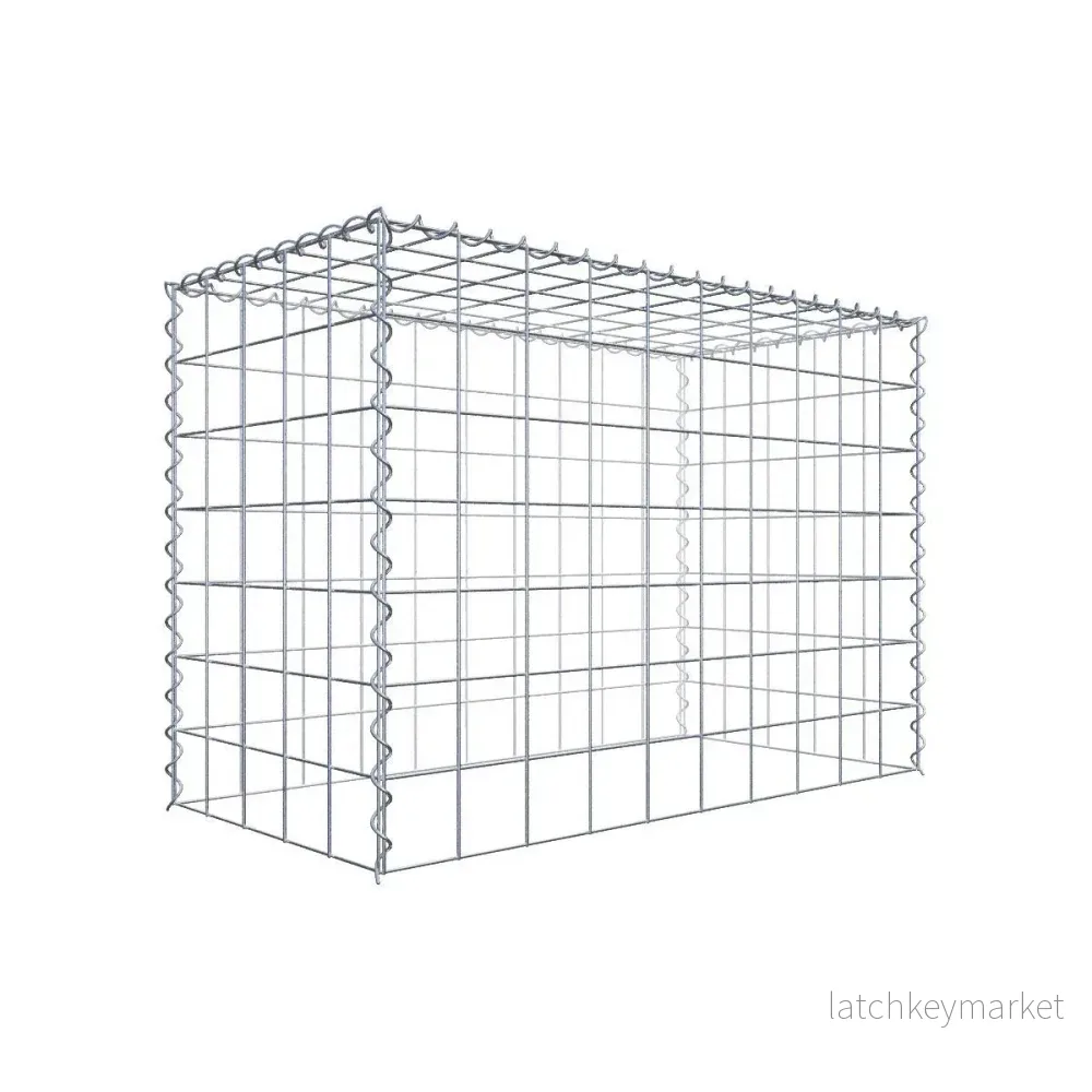 Extra gabion typ 3 100 cm x 70 cm x 50 cm (L x H x D), maskstorlek 10 cm x 10 cm, spiral Extra gabion typ 3 100 cm x 70 cm x 50 cm (L x H x D), maskstorlek 10 cm x 10 cm, spiral
